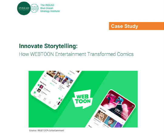 인시아드 케이스 스터디 표지. 네이버웹툰 제공